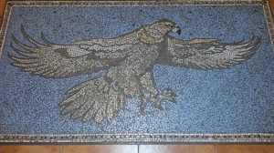 Mosaic in the lobby of the Faris Hotel. Credit: Nikos Kapsalis